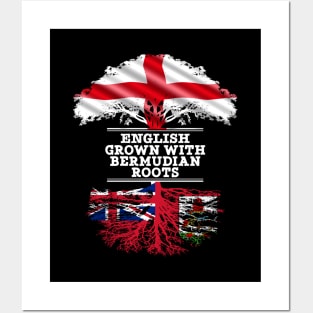 English Grown With Bermudian Roots - Gift for Bermudian With Roots From Bermuda Posters and Art